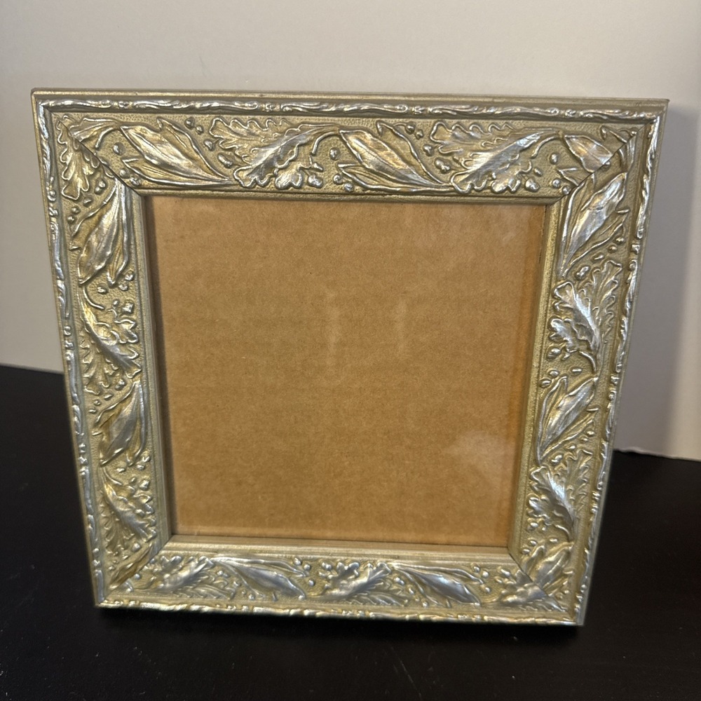 Martin Aborn Gilded‎ Ornate Handcrafted Wood Italy Picture Frame For 5x5 Photo